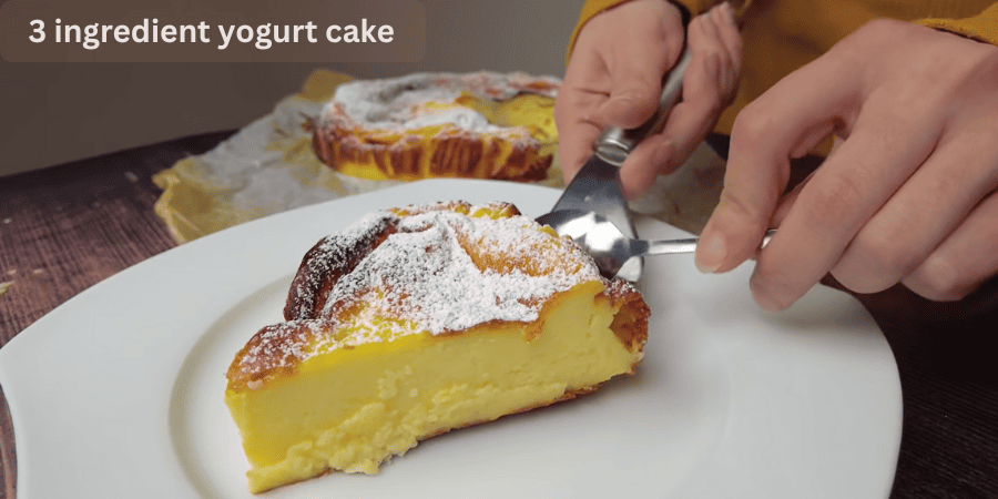 3 ingredient yogurt cake