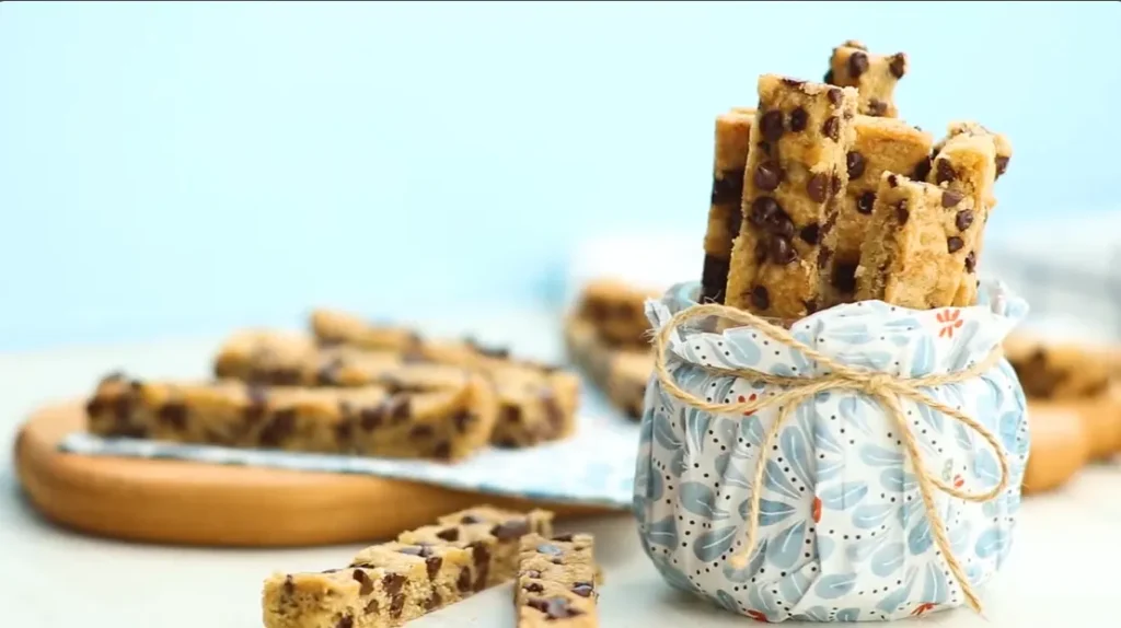 chocolate chip cookie sticks step 8