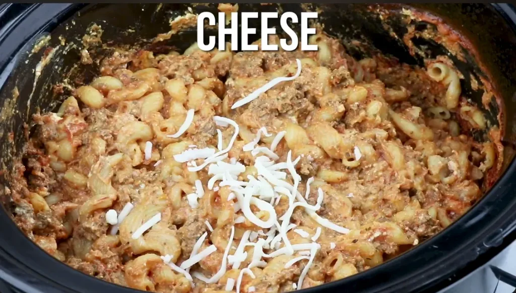 crockpot million dollar pasta step 7