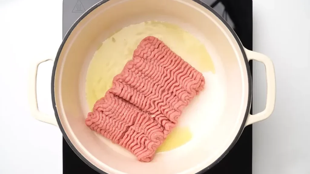 ground turkey spaghetti step 2