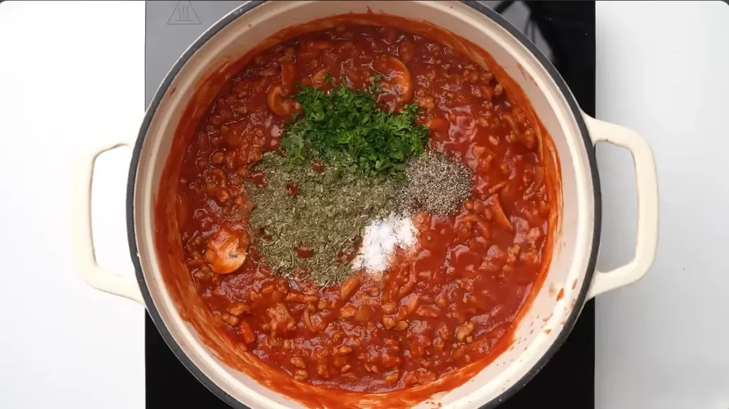 ground turkey spaghetti step 5