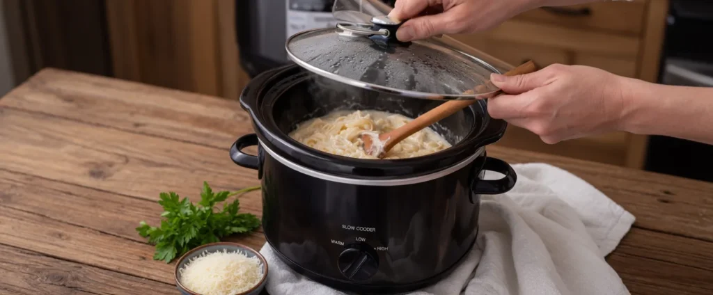 how to heat up alfredo sauce step 2