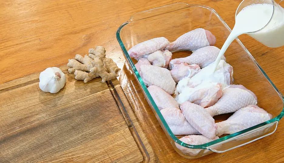 korean soy garlic chicken recipe step 1
