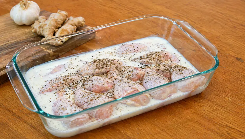 korean soy garlic chicken recipe step 2