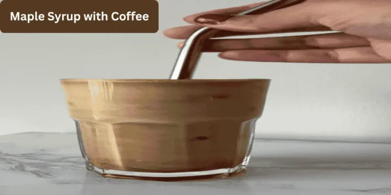 maple syrup with coffee