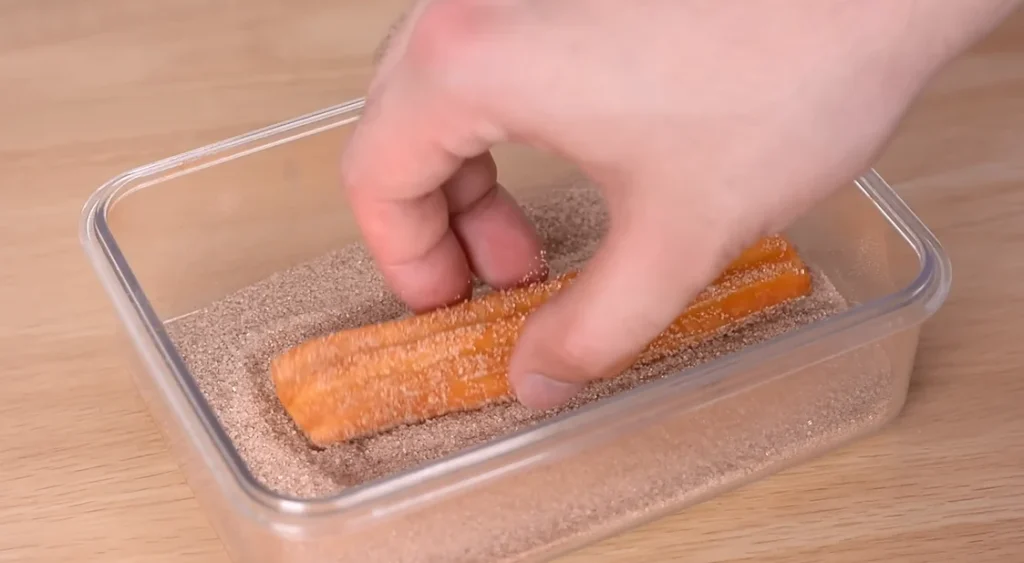 mini churros recipe step 7