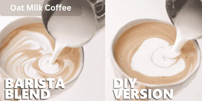oat milk coffee
