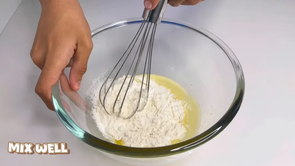 pancake recipe without milk Step 3