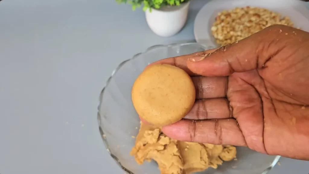 peanut butter cookies no eggs step 4