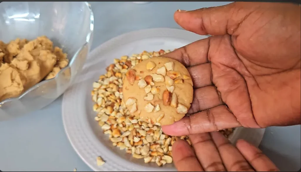 peanut butter cookies no eggs step 5