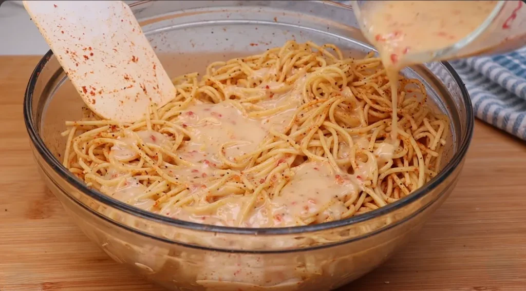 spaghetti salad recipe step 4