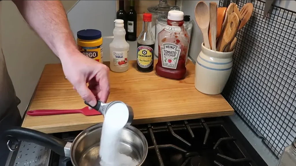 sweet and sour sauce recipe step 2