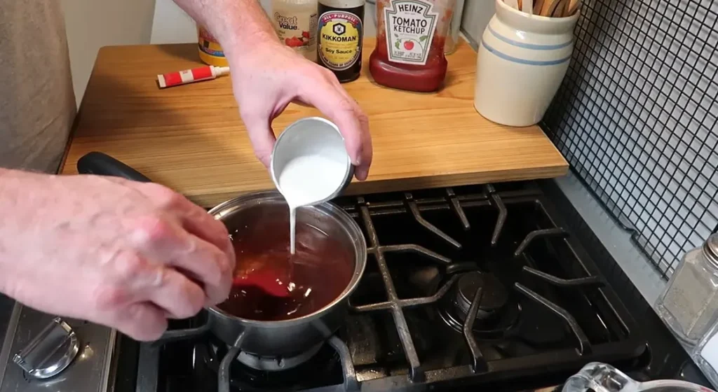 sweet and sour sauce recipe step 5