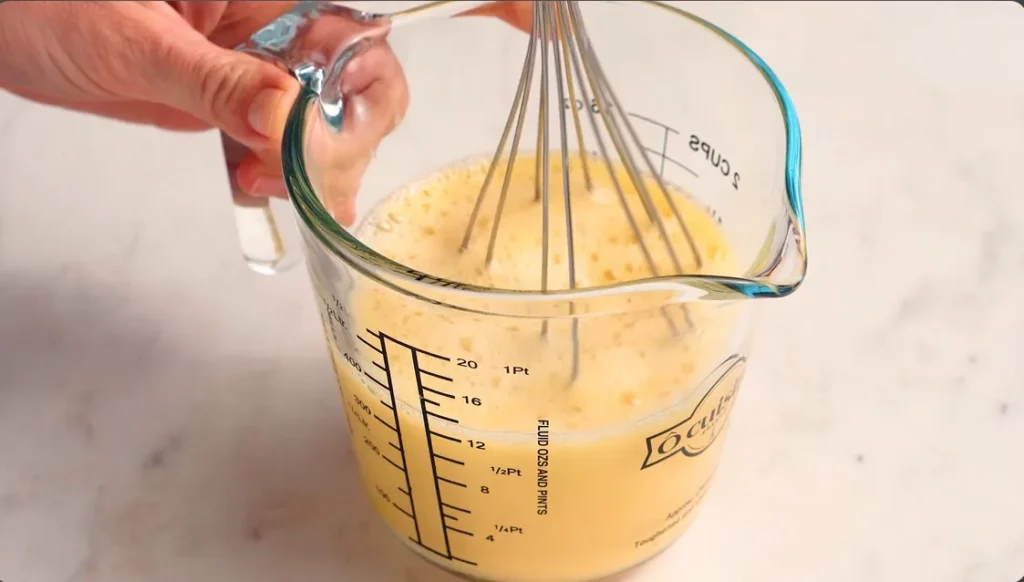 waffle recipe without milk step 3