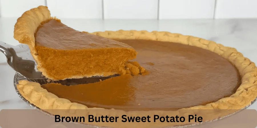 brown butter sweet potato pie