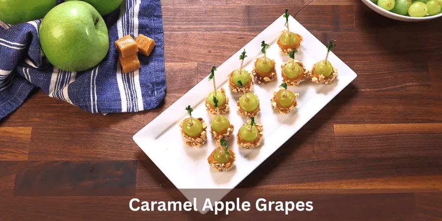 caramel apple grapes