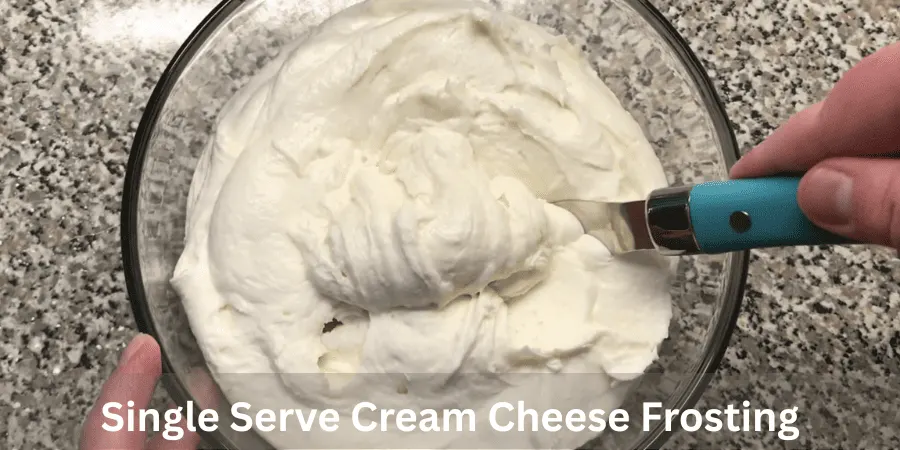 single serve cream cheese frosting