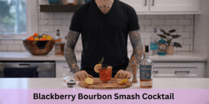 Blackberry Bourbon Smash cocktail