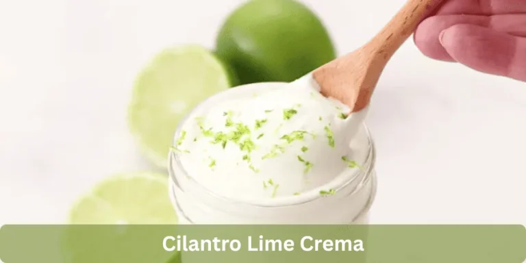 cilantro lime crème