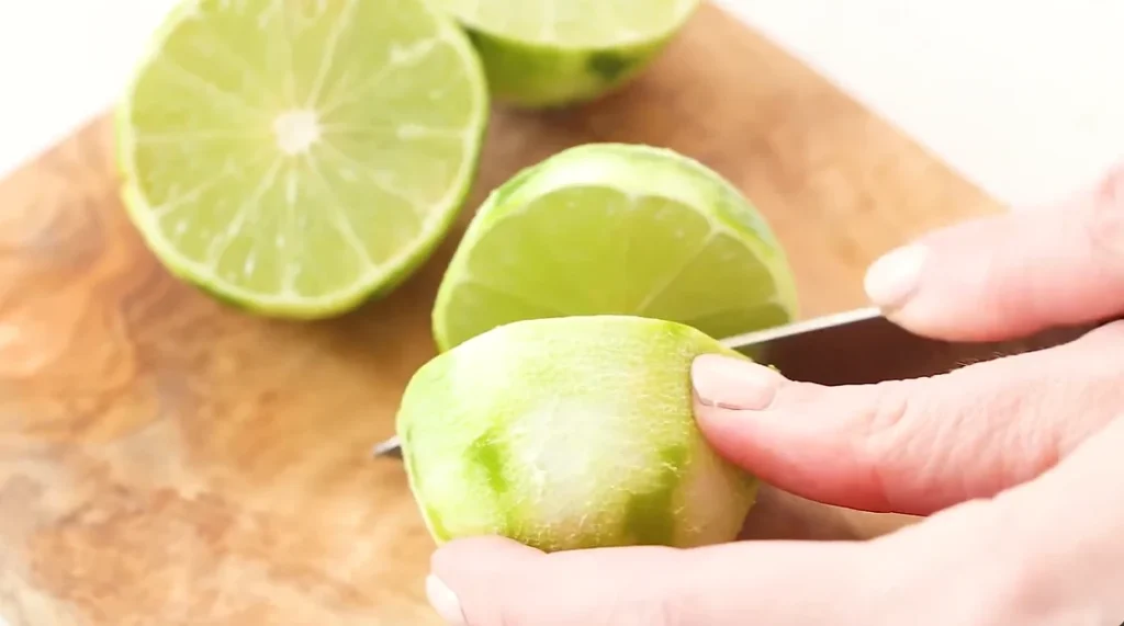 cilantro lime crème step 4