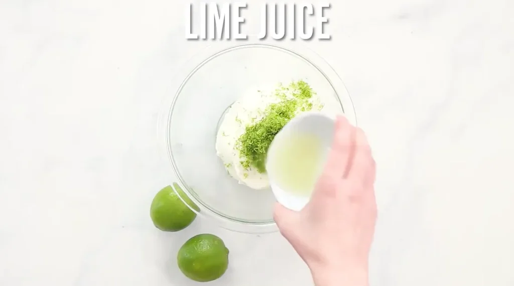 cilantro lime crème step 6