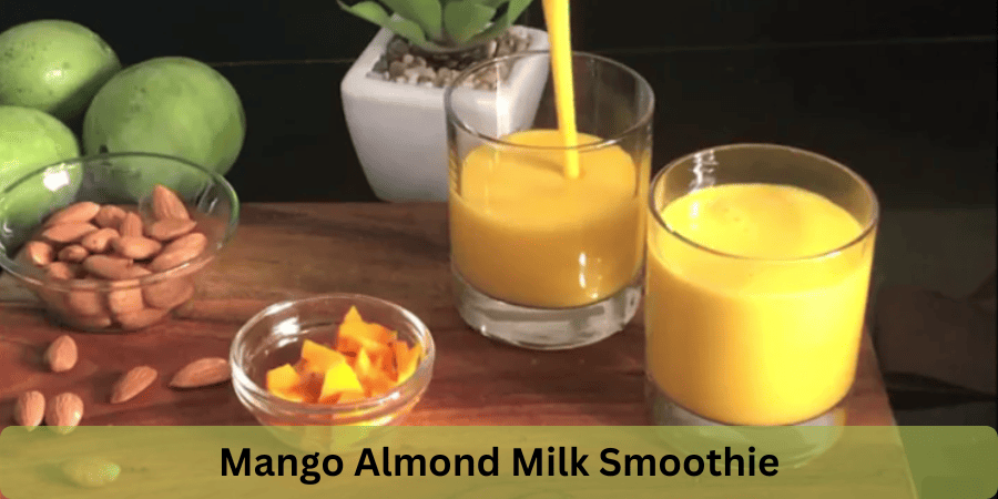 Easy Mango Almond Milk Smoothie with Everyday Ingredients