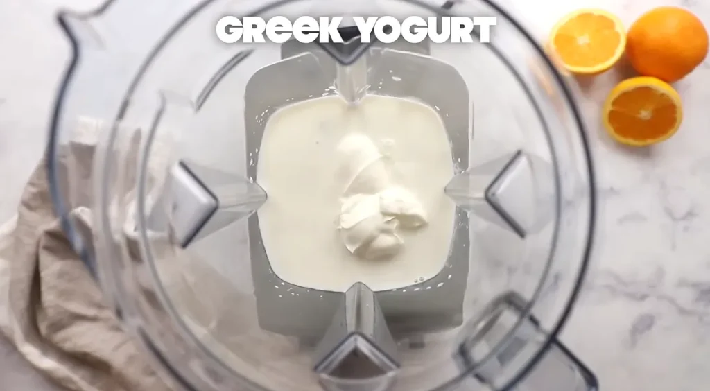 orange creamsicle smoothie step 2