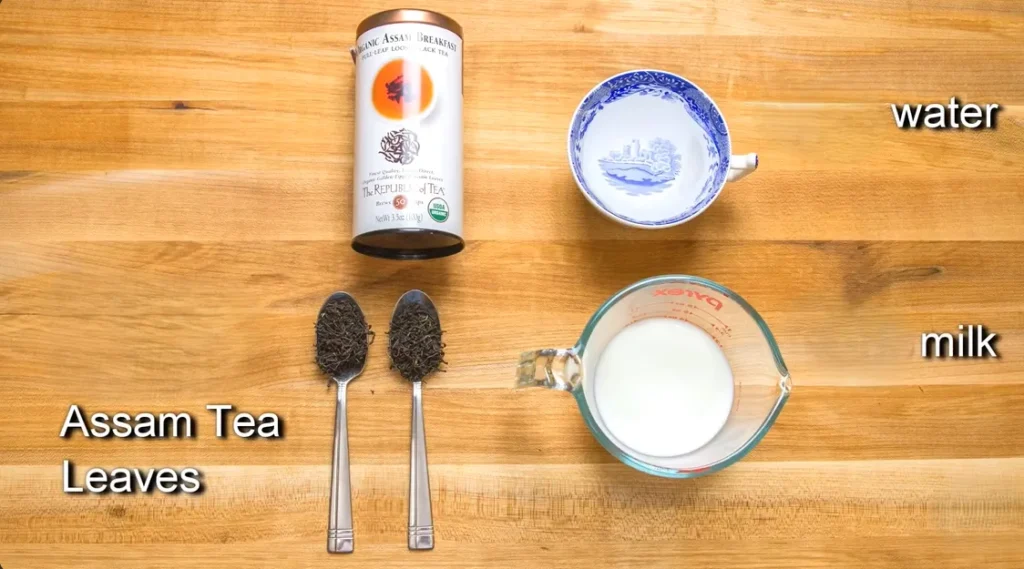 royal milk tea recipe step 1