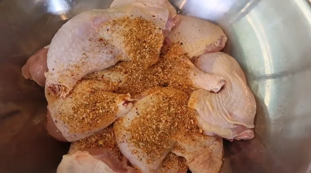 baked chicken leg