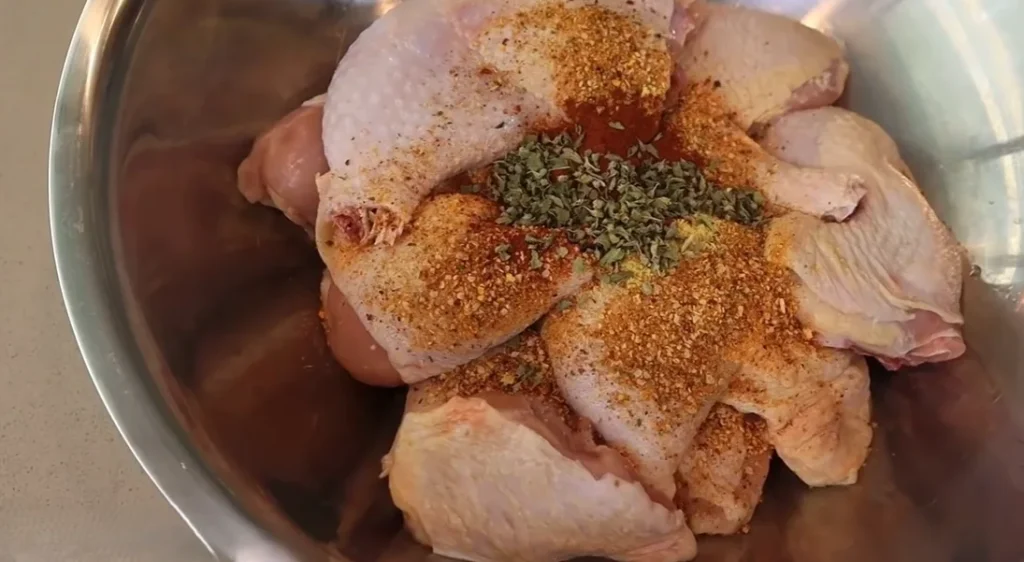 baked chicken leg