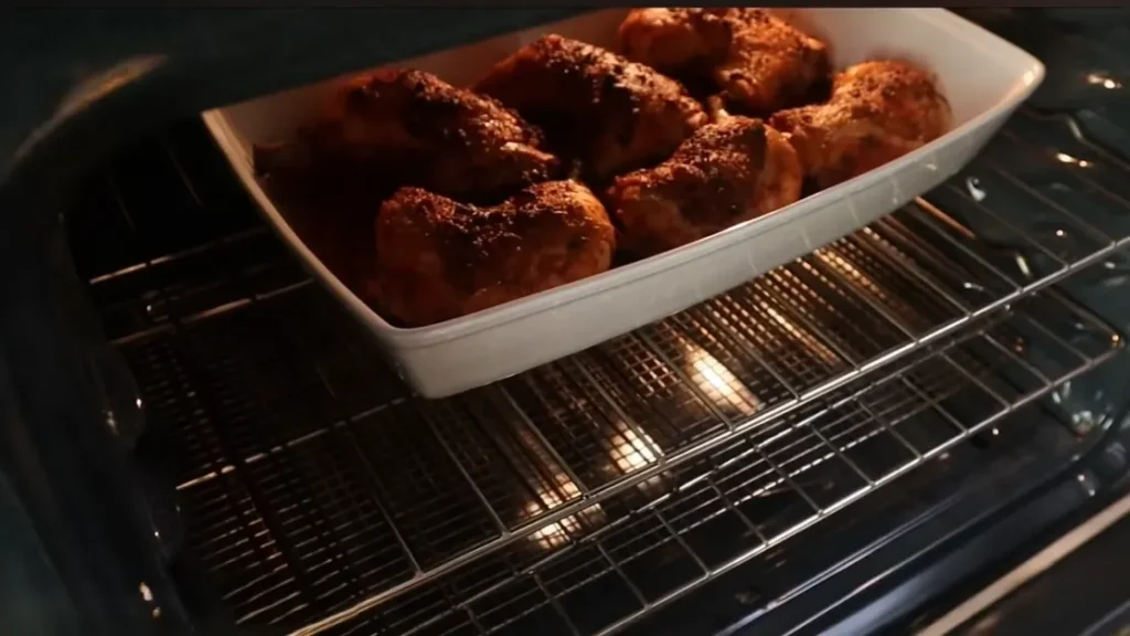 baked chicken leg