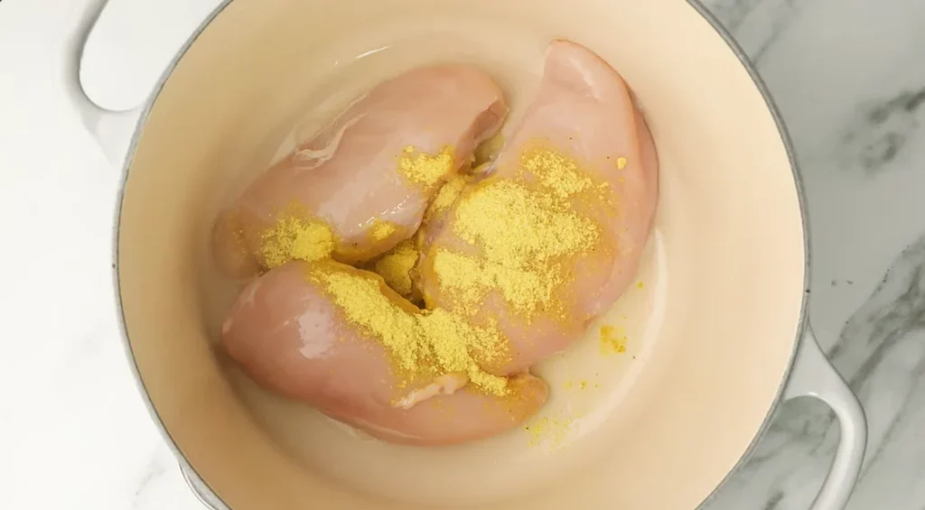 how to boil chicken breasts step 1