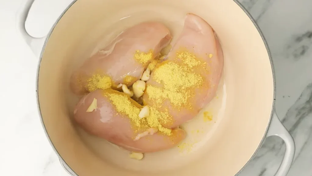 how to boil chicken breasts step 2