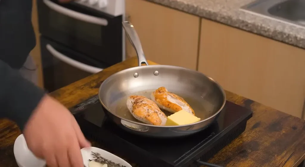 pan fried chicken breast step 4