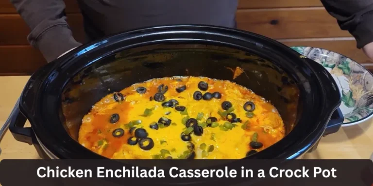 chicken enchilada casserole in a crock pot