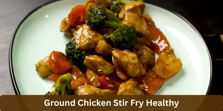 ground chicken stir fry healthy