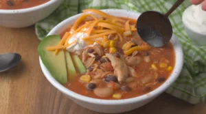 slow cooker chicken taco soup
