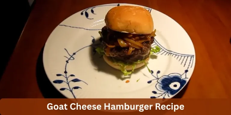goat cheese hamburger recipe