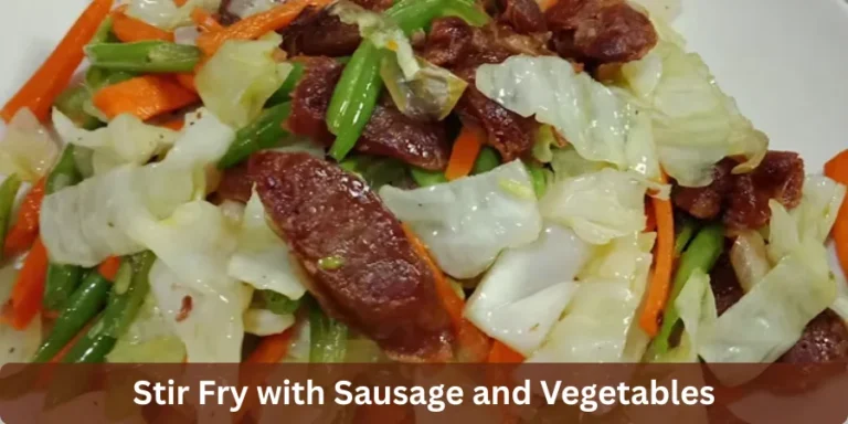 stir fry with sausage and vegetables