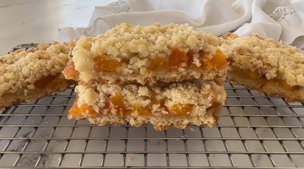 Peach Crumb Bars