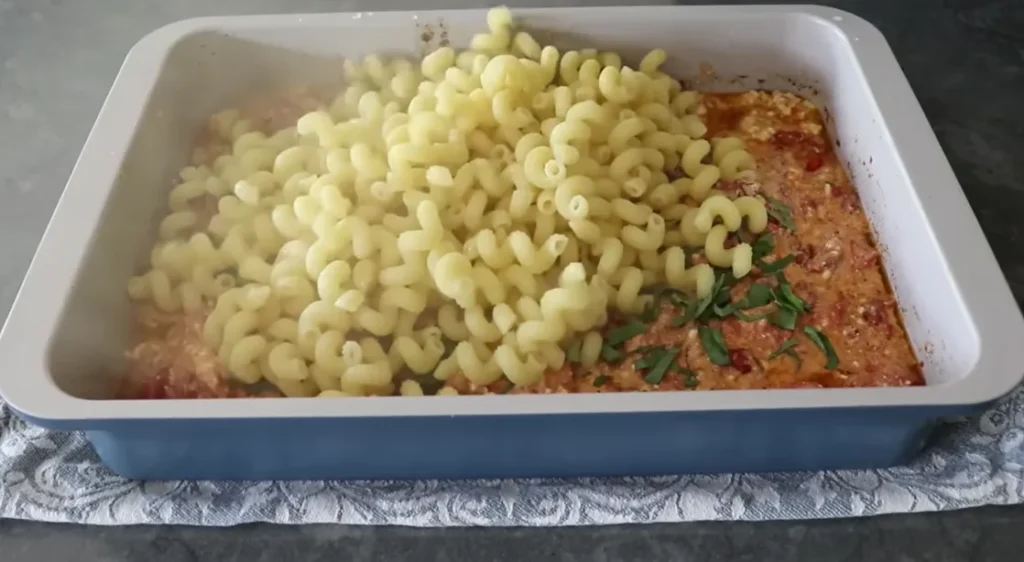 veggie feta pasta recipe