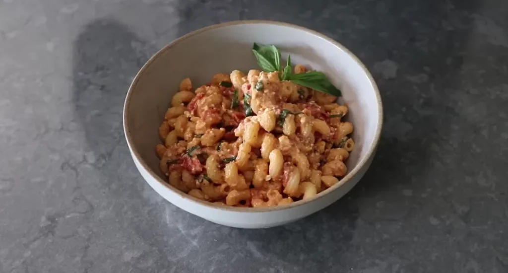 veggie feta pasta recipe