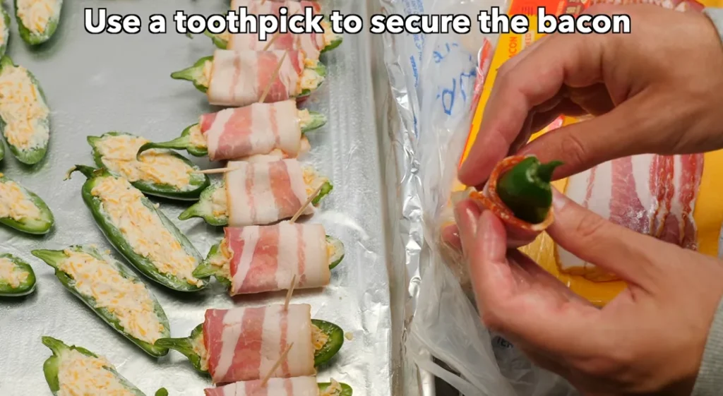 bacon wrapped jalapeño poppers