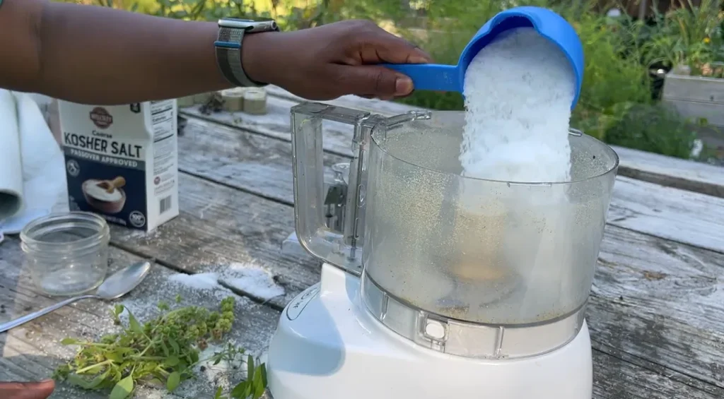 basil lemon salt