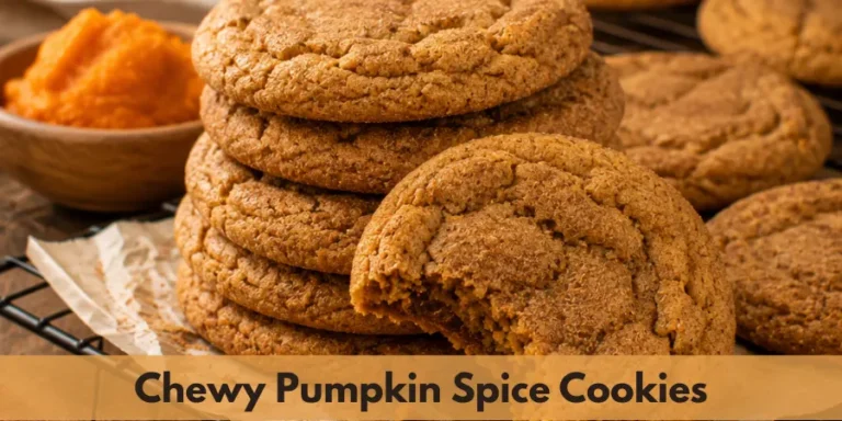 chewy pumpkin spice cookies