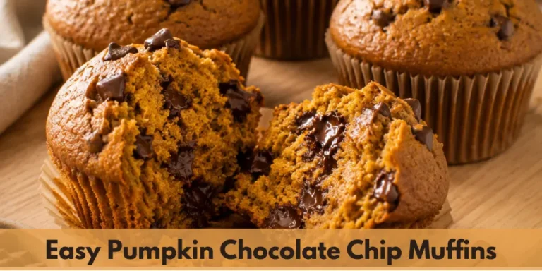 easy pumpkin chocolate chip muffins