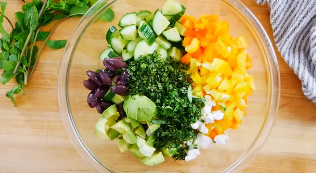 mediterranean chickpea salad
