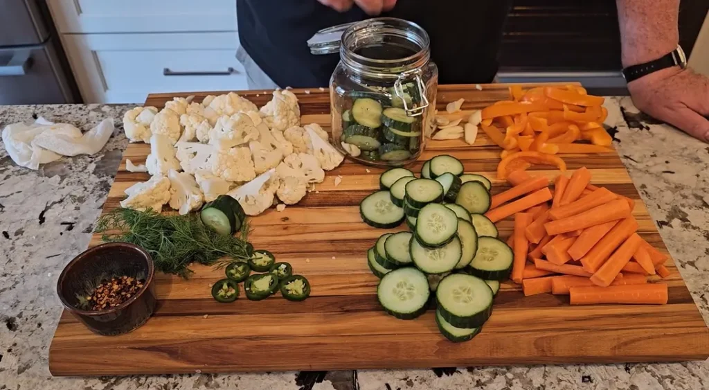 quick fridge pickled vegetables