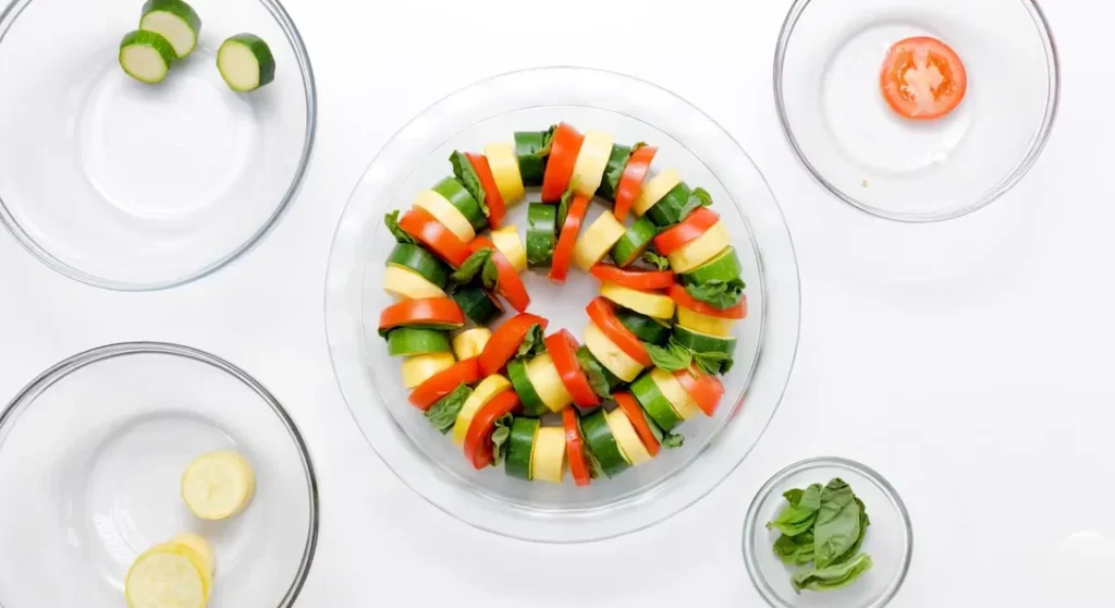 zucchini corn tomato bake