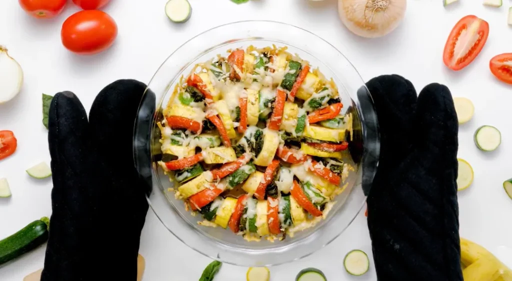 zucchini corn tomato bake